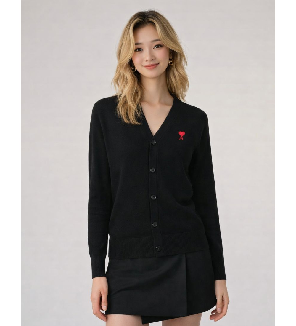 카디건 모델 착용 이미지-S1L8