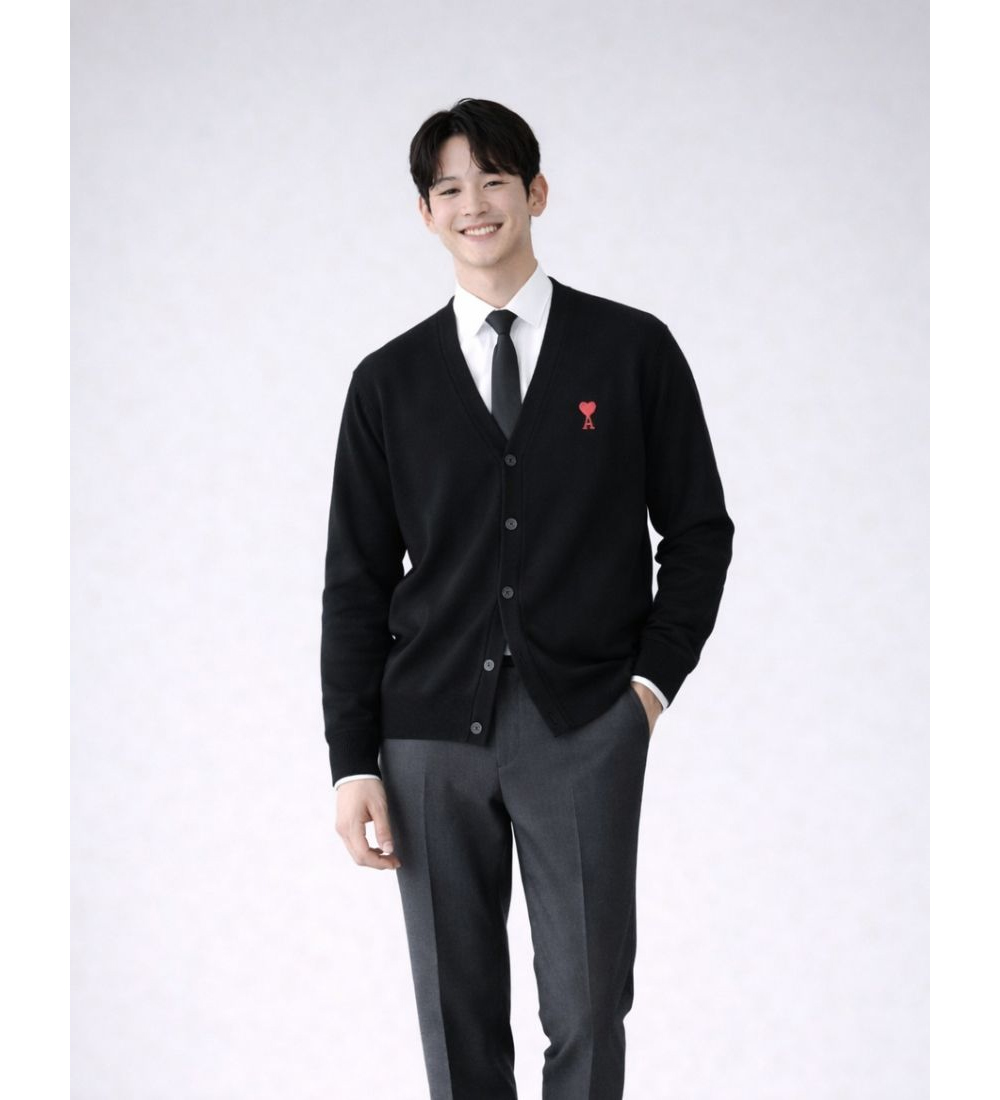 카디건 모델 착용 이미지-S1L5