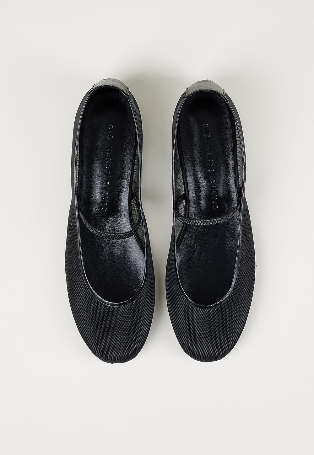 OLD HANDS CARVED レザーフラットシューズ SHOP - All Shoes - old hands carved