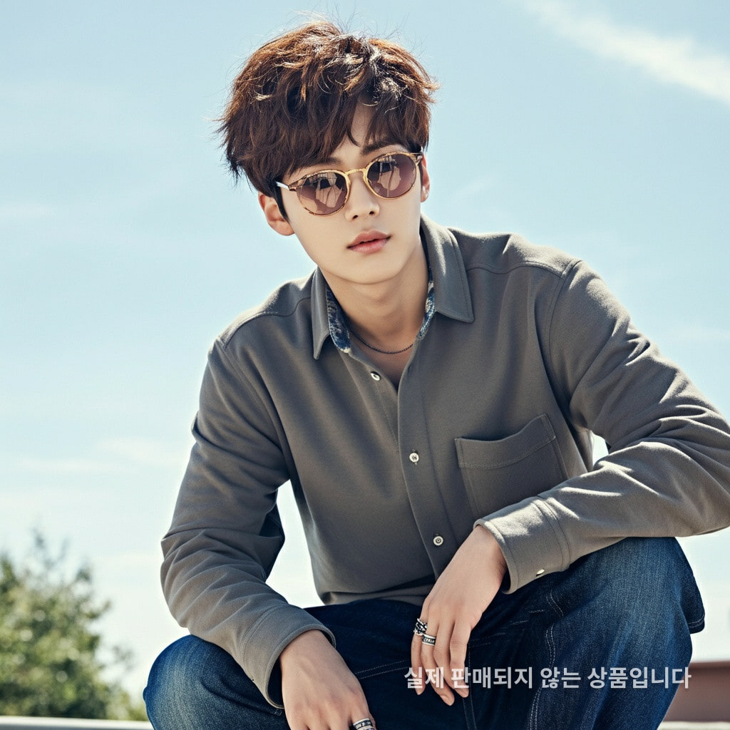 루나틱 빈티지 브라운 선글라스