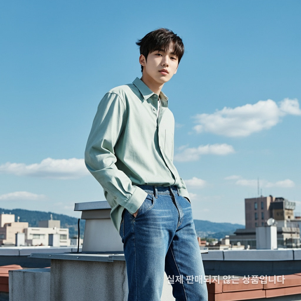 프리베르 워싱 데님 팬츠