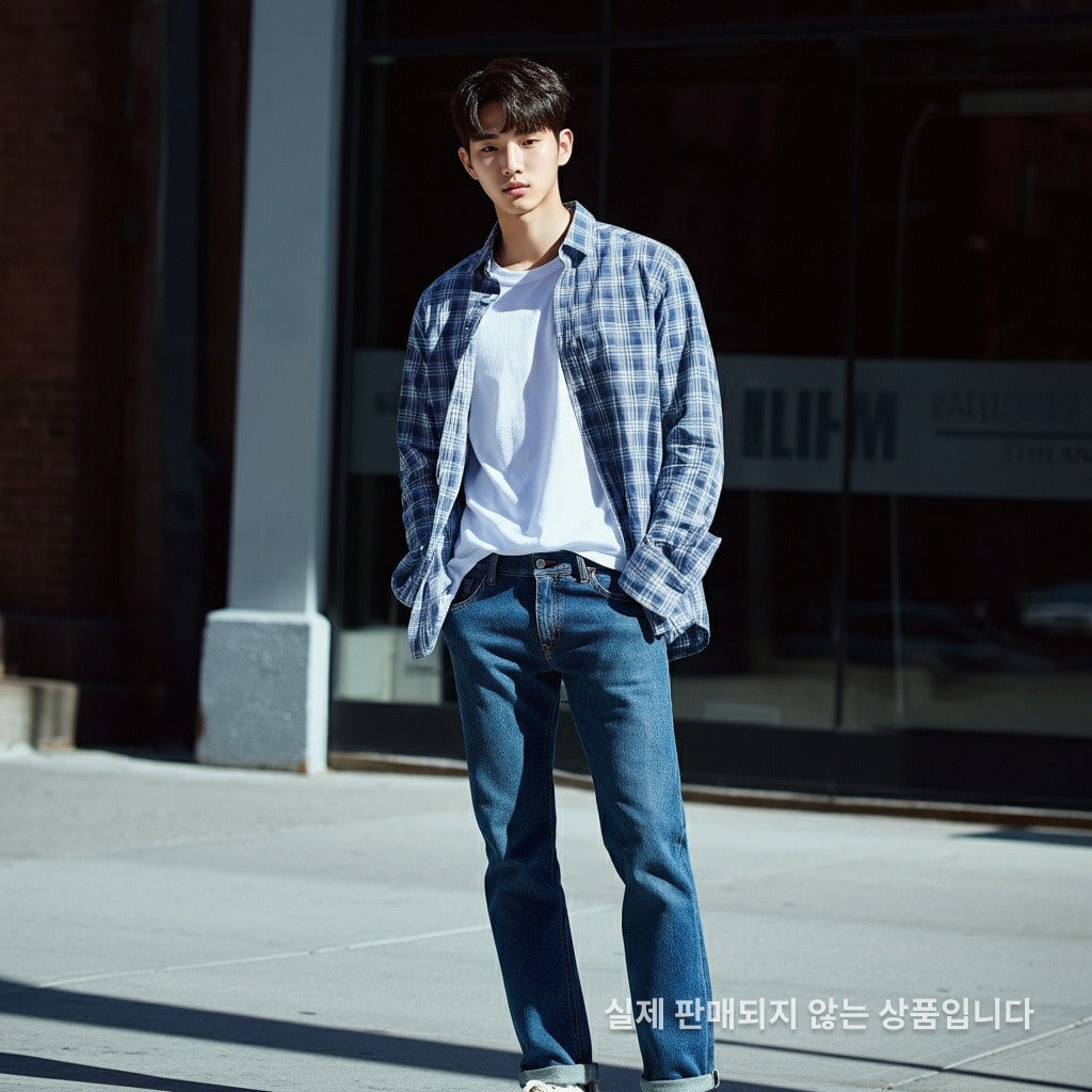 루나틱 캐주얼 데님 팬츠