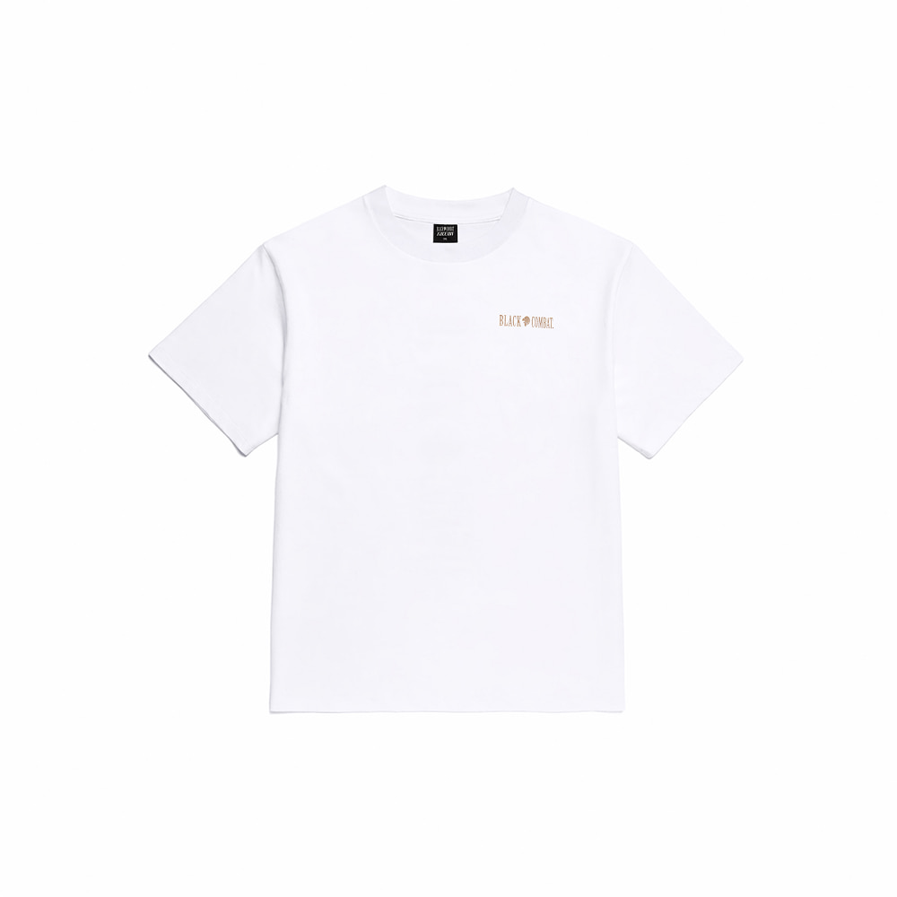 Authentic Entrance Flame Tee(White) - 블랙컴뱃