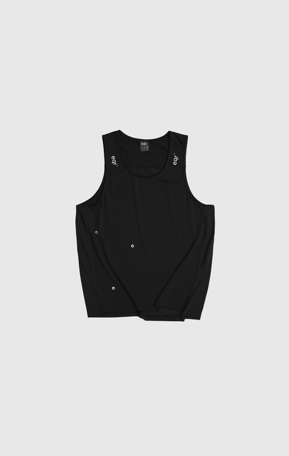 Scotch Eyelet Singlet Black 3