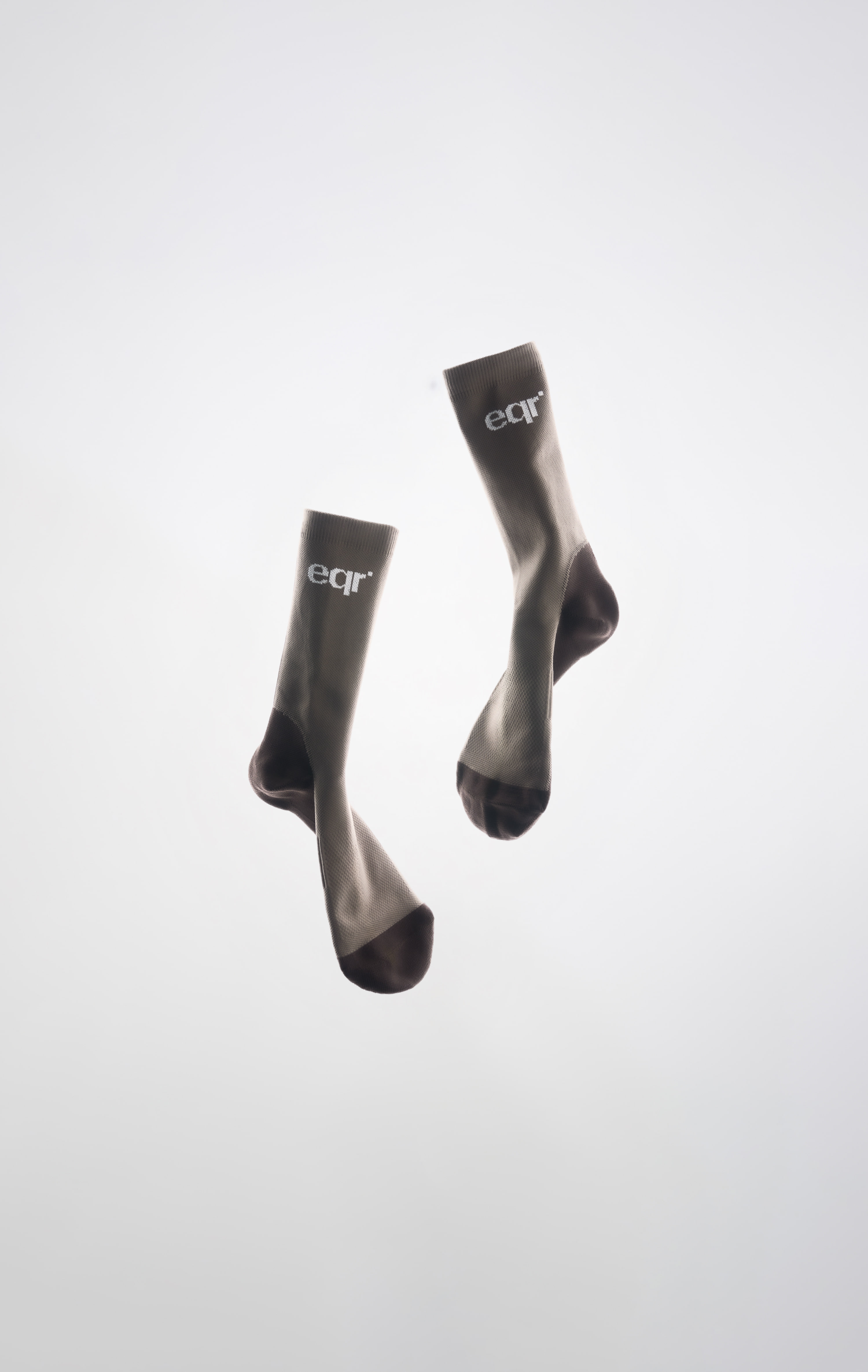 eqr’ Seamless Compression Sock 棕色無縫壓縮跑步襪