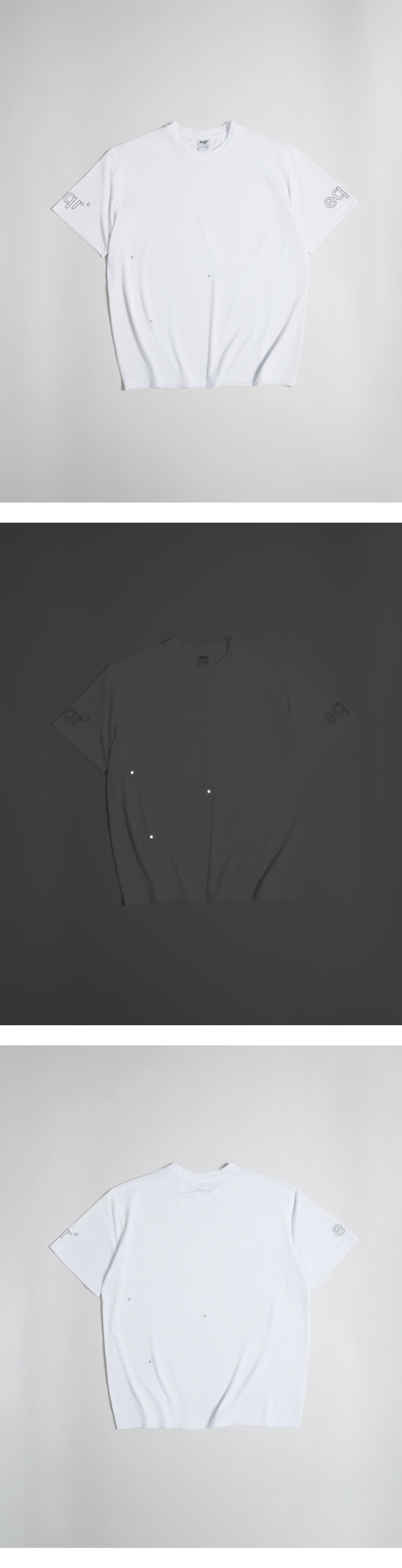 Scotch Eyelet Airhole Short Sleeve White