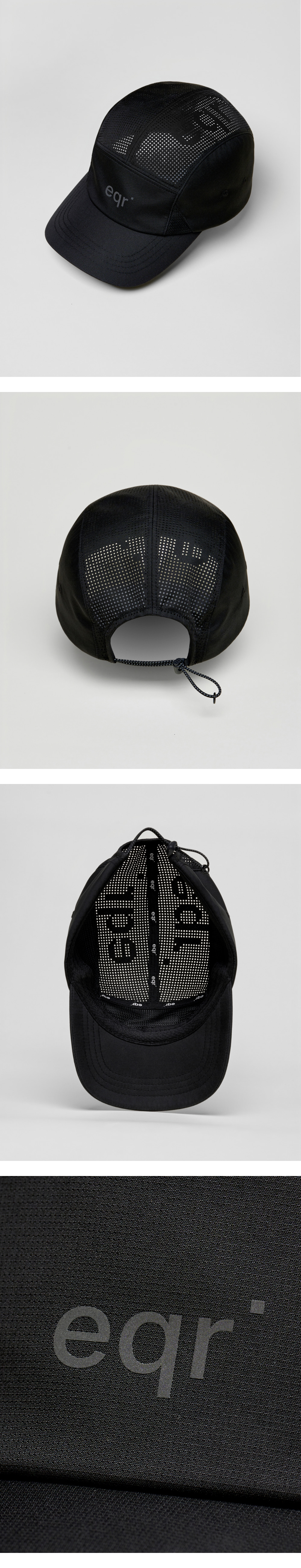 eqr' Punching Cap Black
