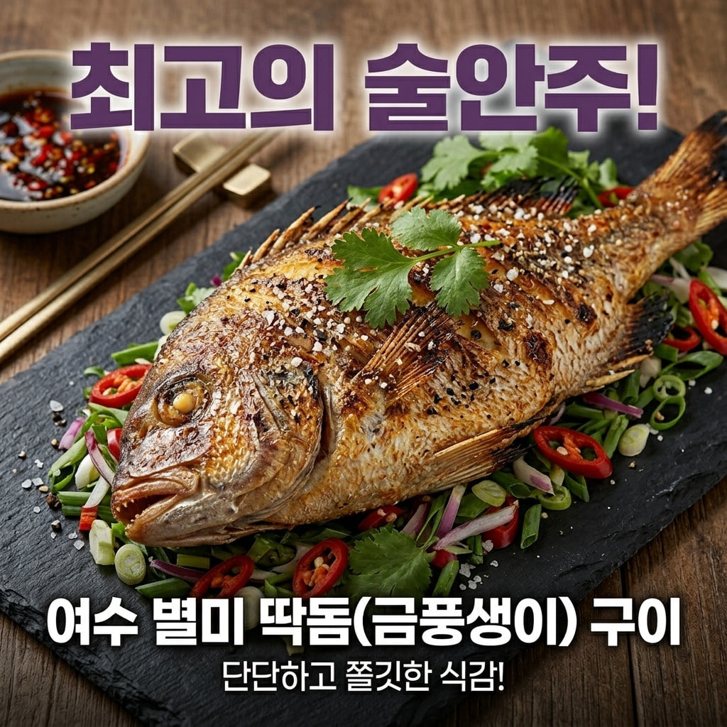 딱돔(금풍생이 250g이상 , 한마리씩 진공포장, 3~4 마리 합 : 1kg)