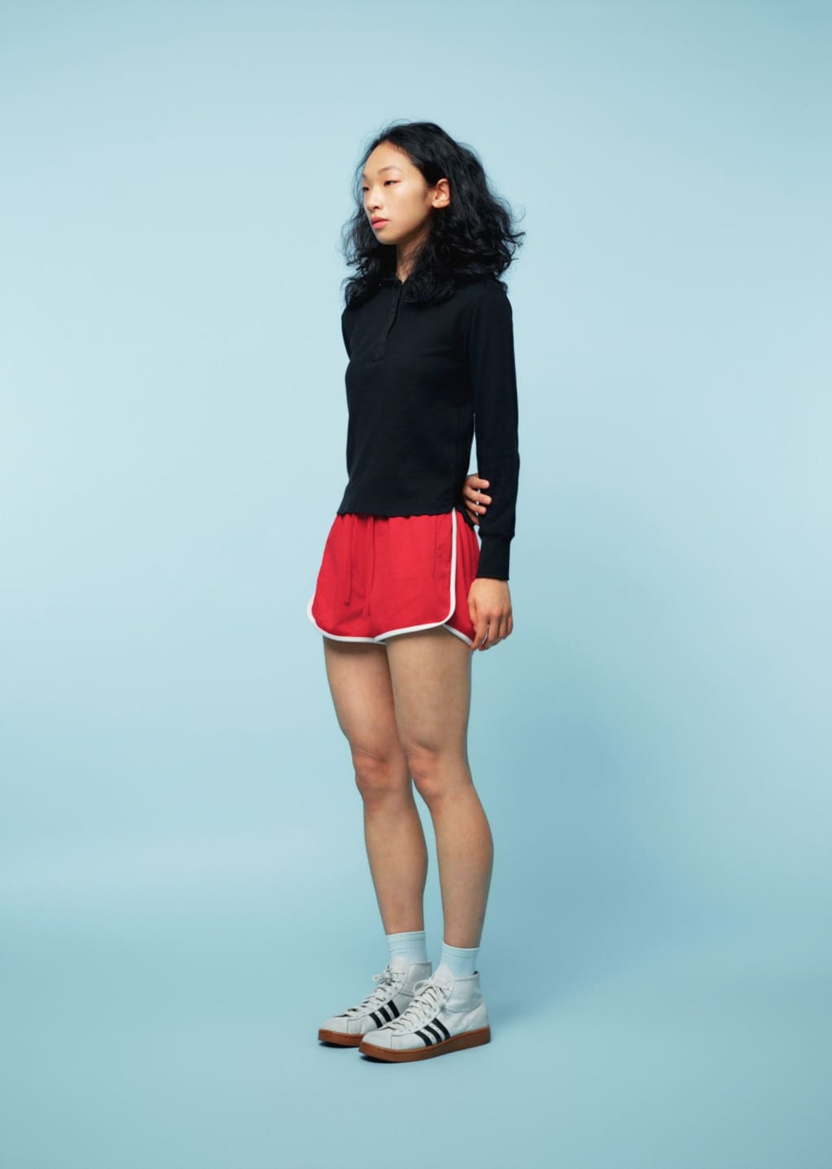 [Unisex] Micro Shorts, Red - 아모멘토 플러스