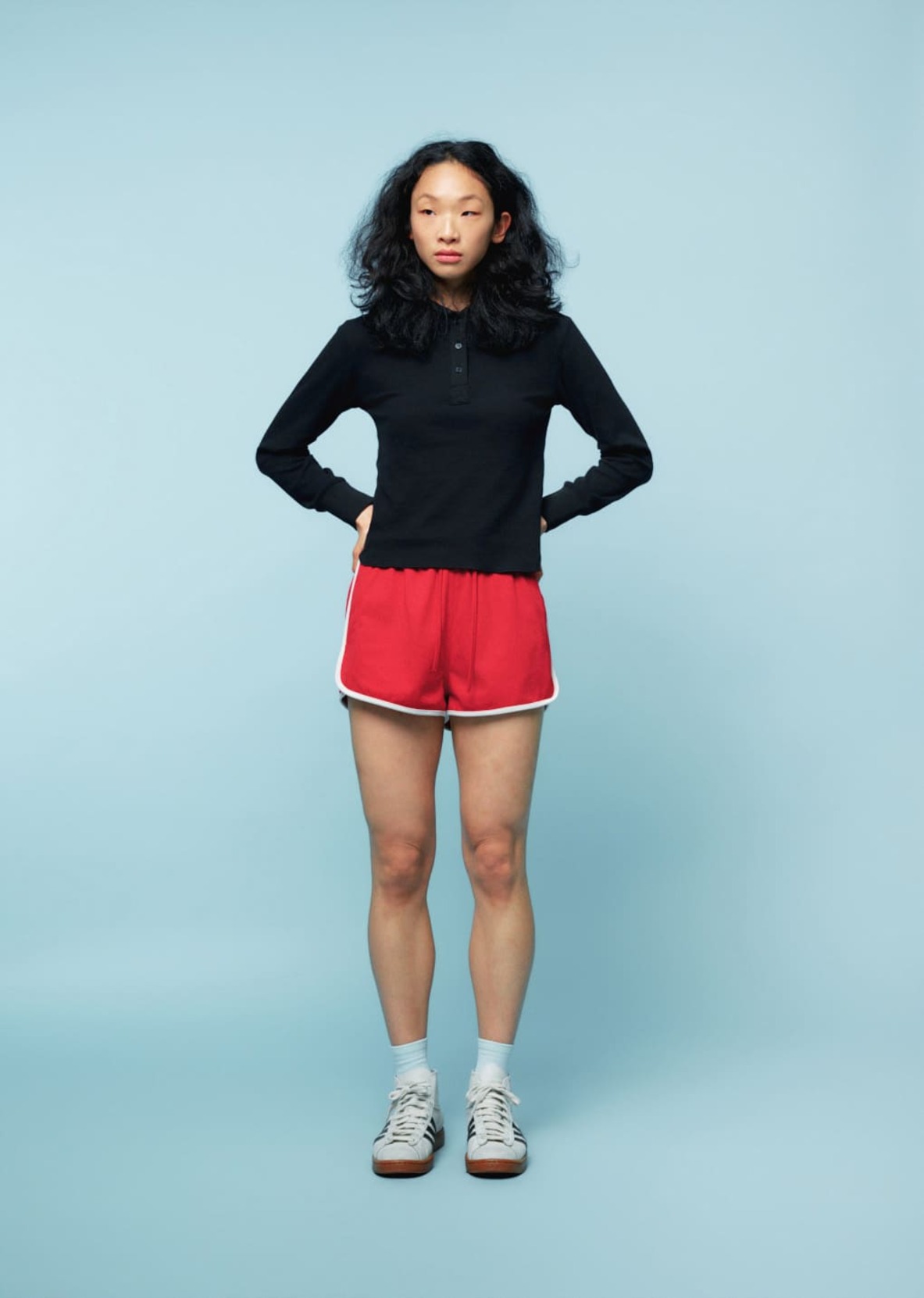 [Unisex] Micro Shorts, Red - 아모멘토 플러스