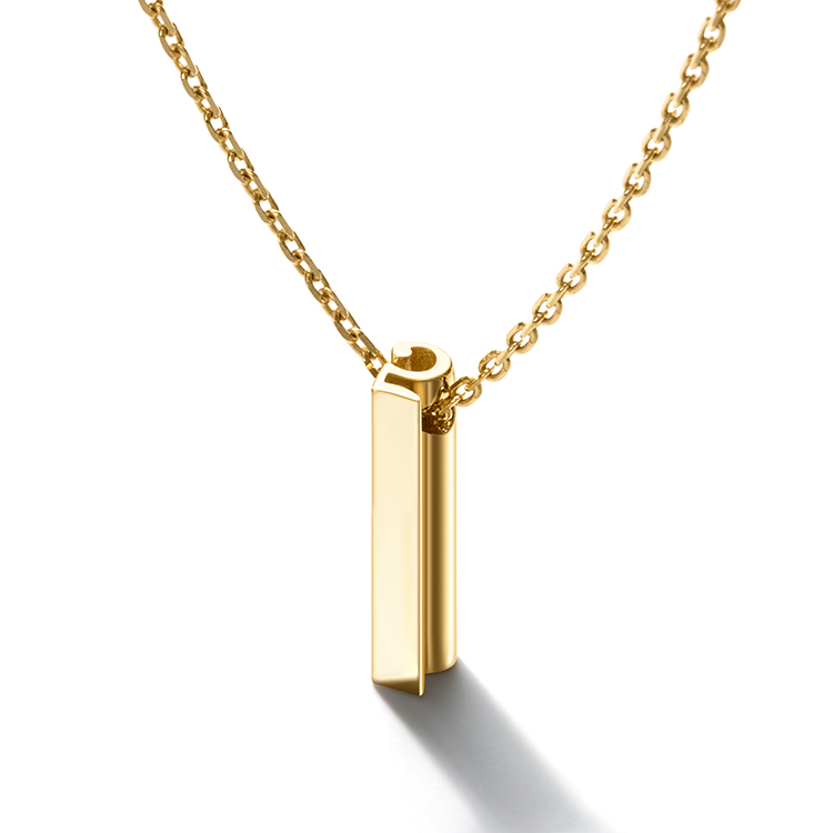Number Large Pendant 1 piece Necklace (Number choice)