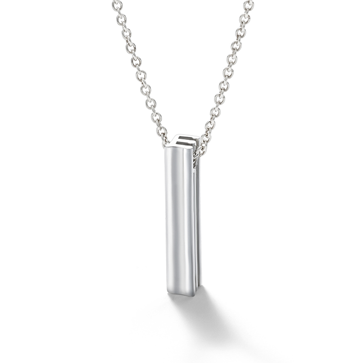 Hangul consonant Large Pendant 1 piece Necklace (Consonant choice)