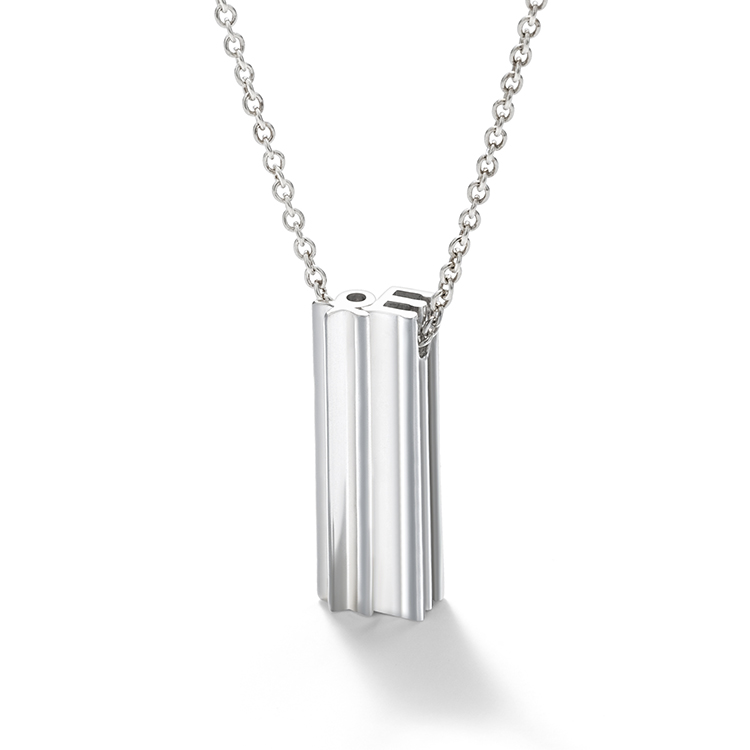 Hangul large + large Pendant Necklace (Consonant choice)