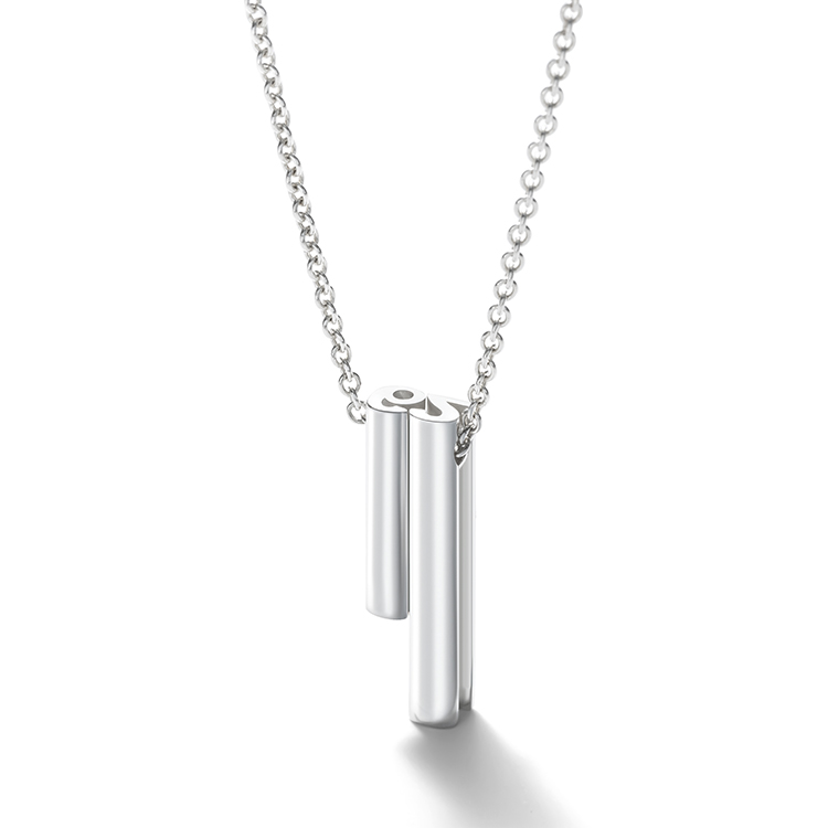 Number small + large Pendant Necklace (Number choice)