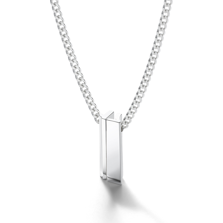 Number small + small Pendant Necklace (Number choice)