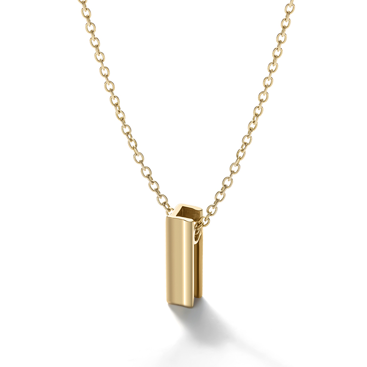 Hangul Consonant small Pendant Necklace (Consonant choice)