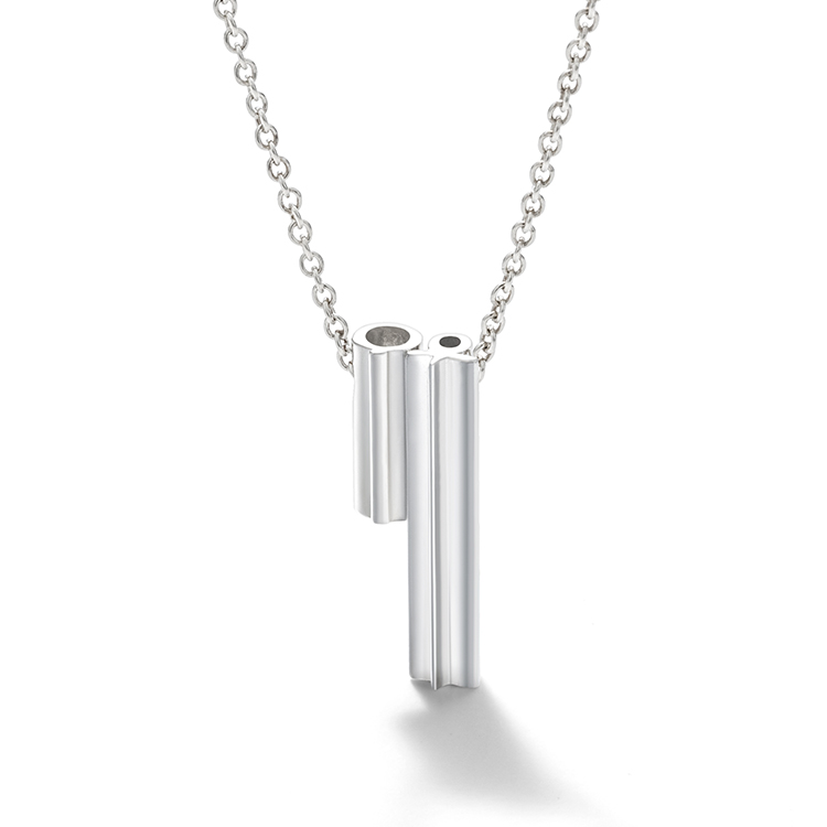 Hangul small + large Pendant Necklace (Consonant choice)