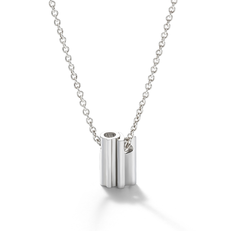 Hangul small + small Pendant Necklace (Consonant choice)