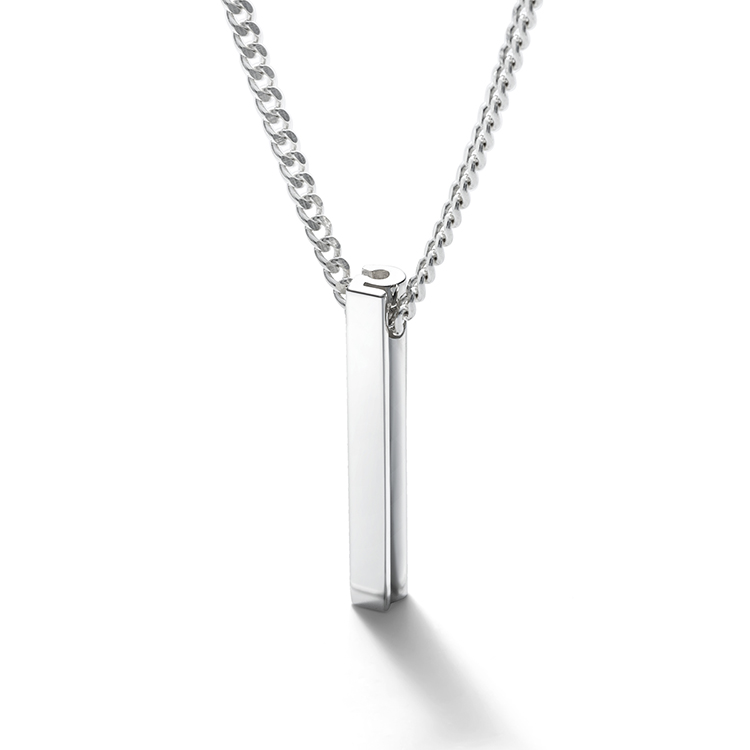 Number Large Pendant 1 piece Necklace (Number choice)