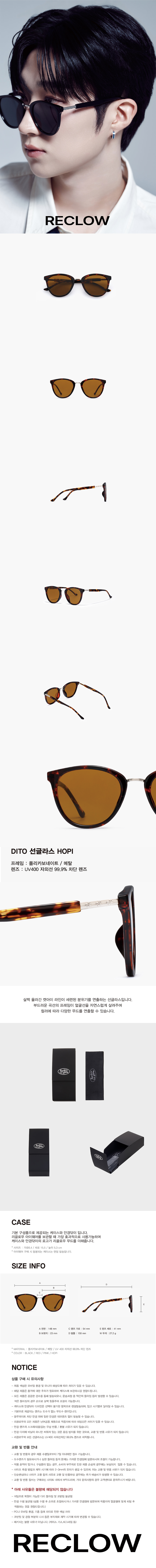 RC DITO SUNGLASSES - 4 COLORS HOPI