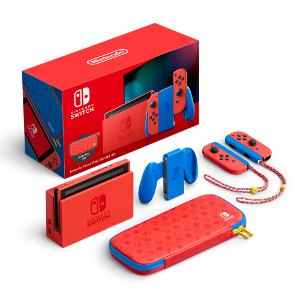 (Pre-owned) Nintendo Switch Console Mario Red Blue Edition