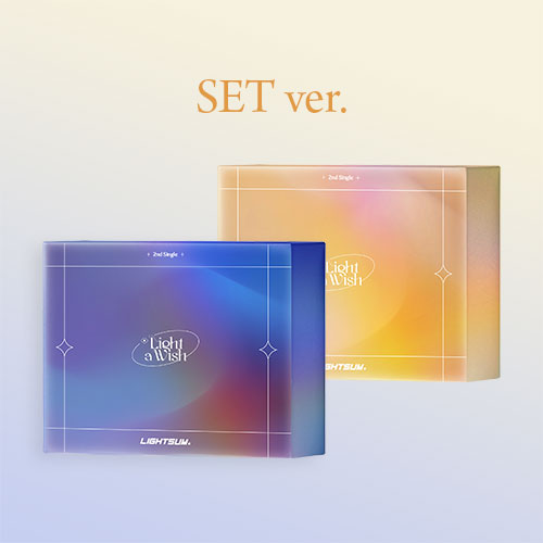 【新品未開封】Lightsum / Light a Wish LIGHTSUM] 2nd Single [Light a Wish] Light ver. + Wish ver. - CUBEE