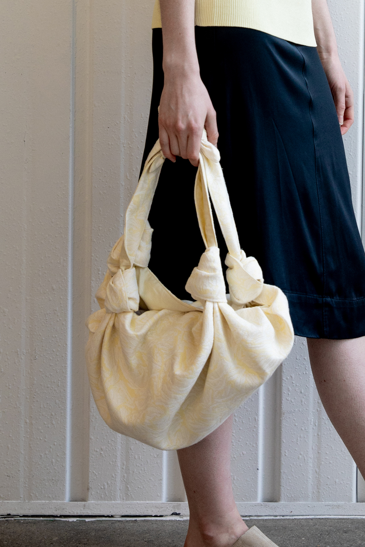 DOUBLE KNOT BAG (PURE YELLOW)