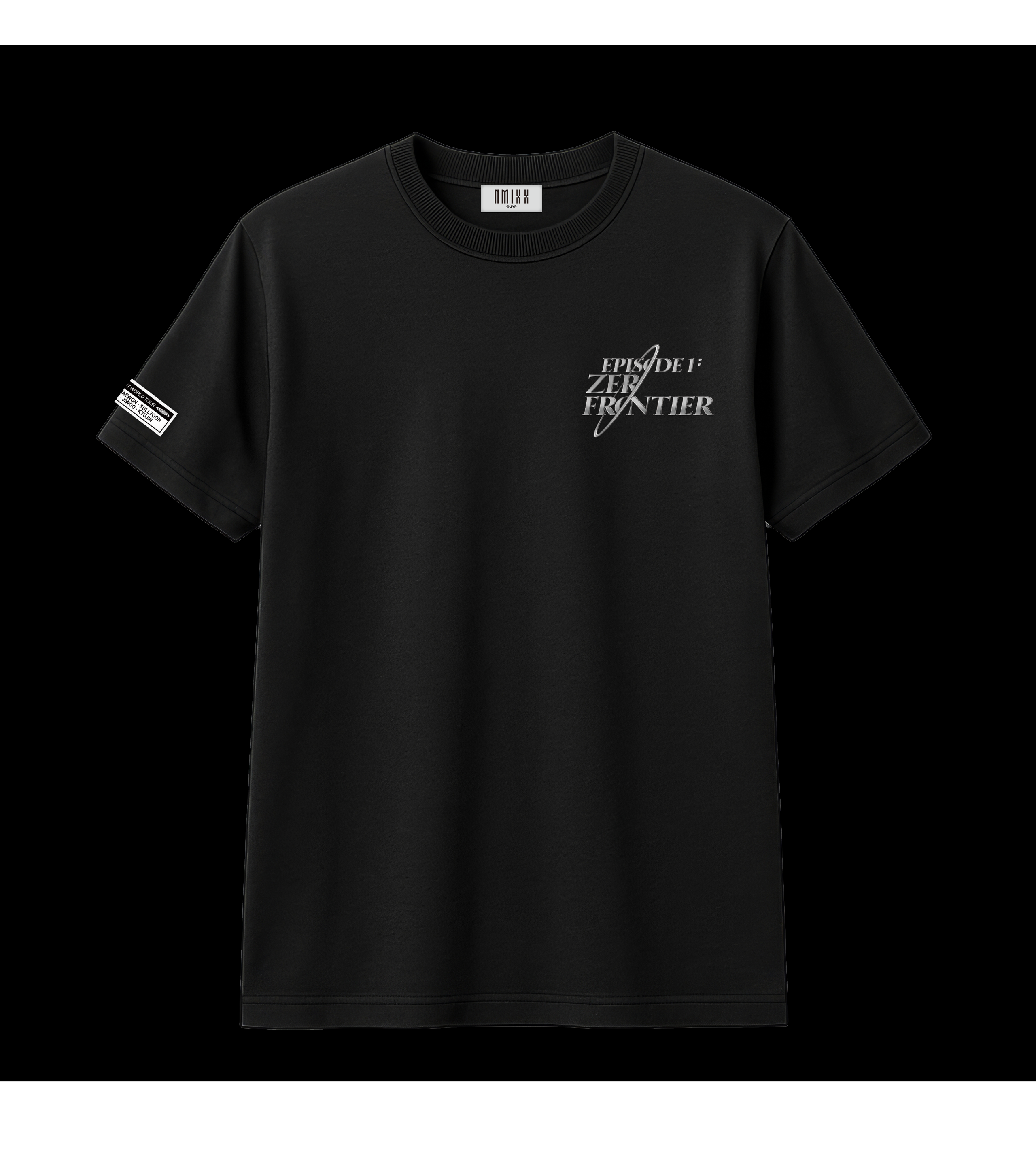 US] BLACK T-SHIRT - NMIXX WT POPUP