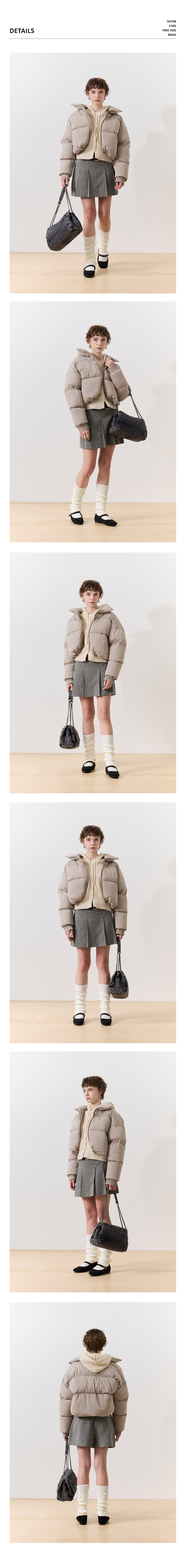 MUSINSA公式 | VIVABROWN 85-VIVA019 [2-way] High neck crop