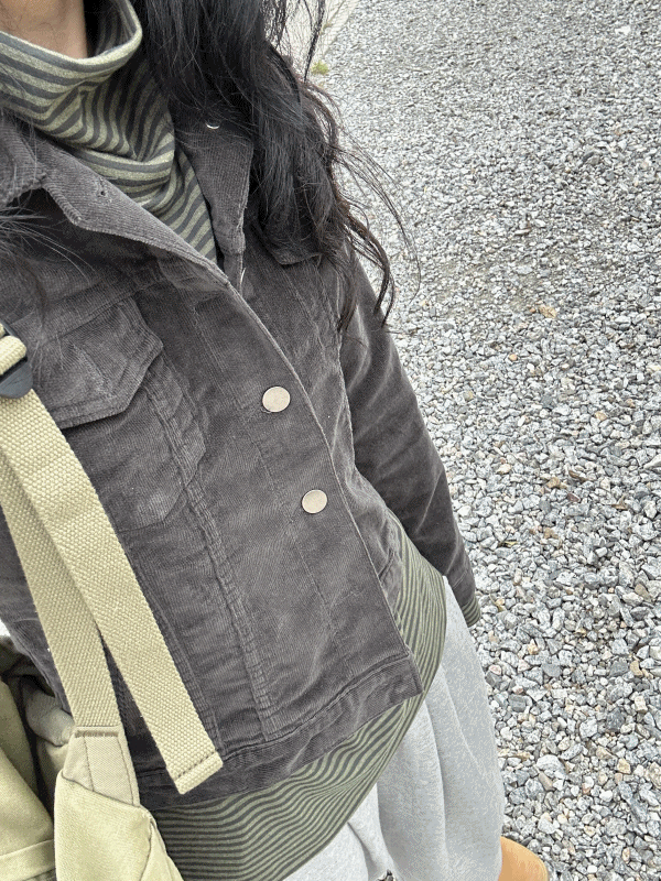 (4 color) Corduroy trucker jacket / 코듀로이 트러커자켓 골덴자켓 아우터 청자켓
