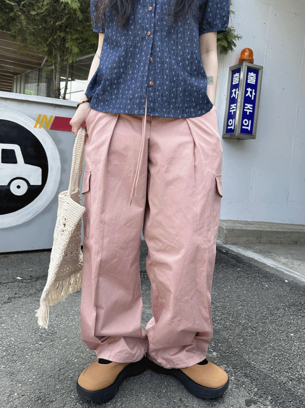 (5color) front pintuck cargo pants / 프론트 핀턱 카고 팬츠