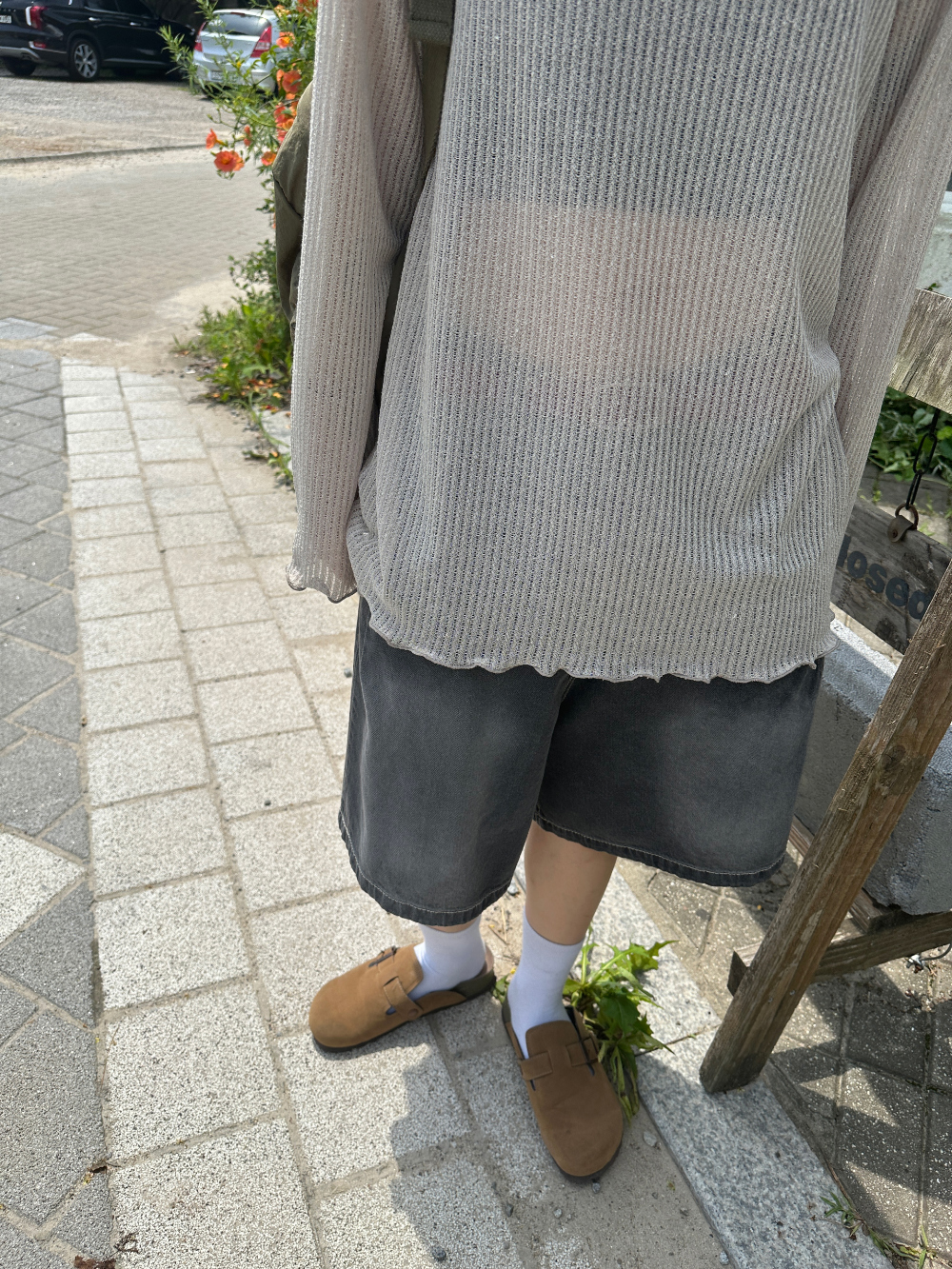 Vintage washing bermuda denim pants / 빈티지워싱 버뮤다 데님 팬츠 청반바지 상세 이미지 28