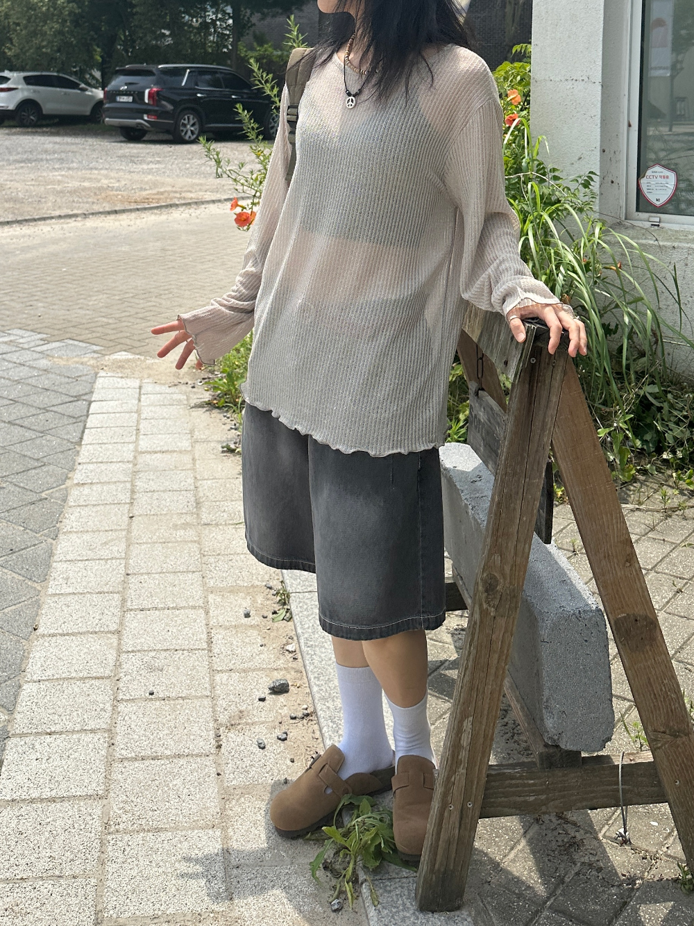 Vintage washing bermuda denim pants / 빈티지워싱 버뮤다 데님 팬츠 청반바지 상세 이미지 29