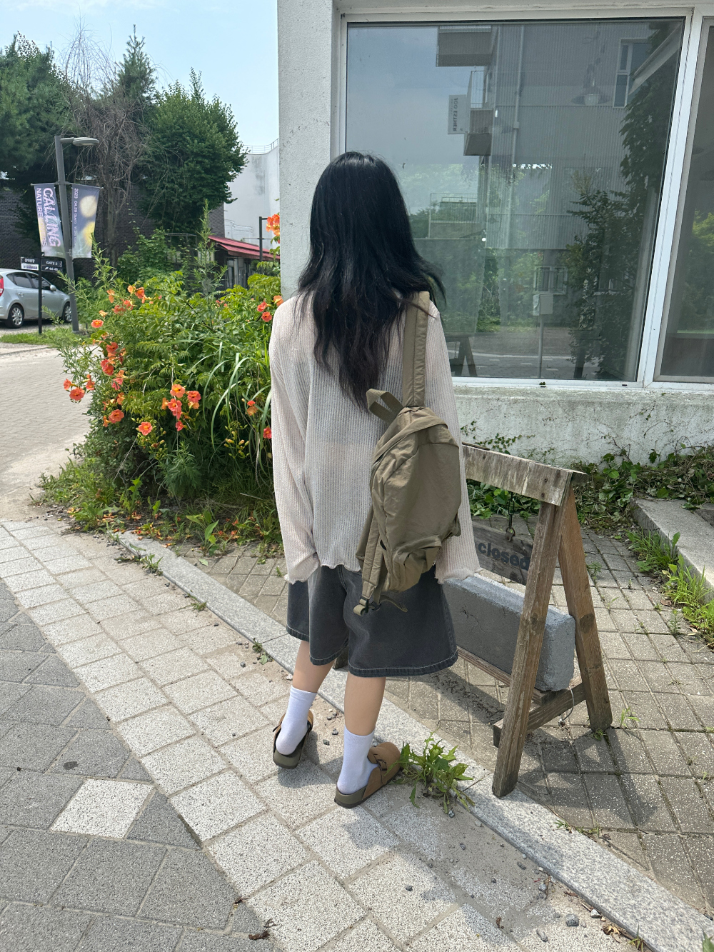 Vintage washing bermuda denim pants / 빈티지워싱 버뮤다 데님 팬츠 청반바지 상세 이미지 25
