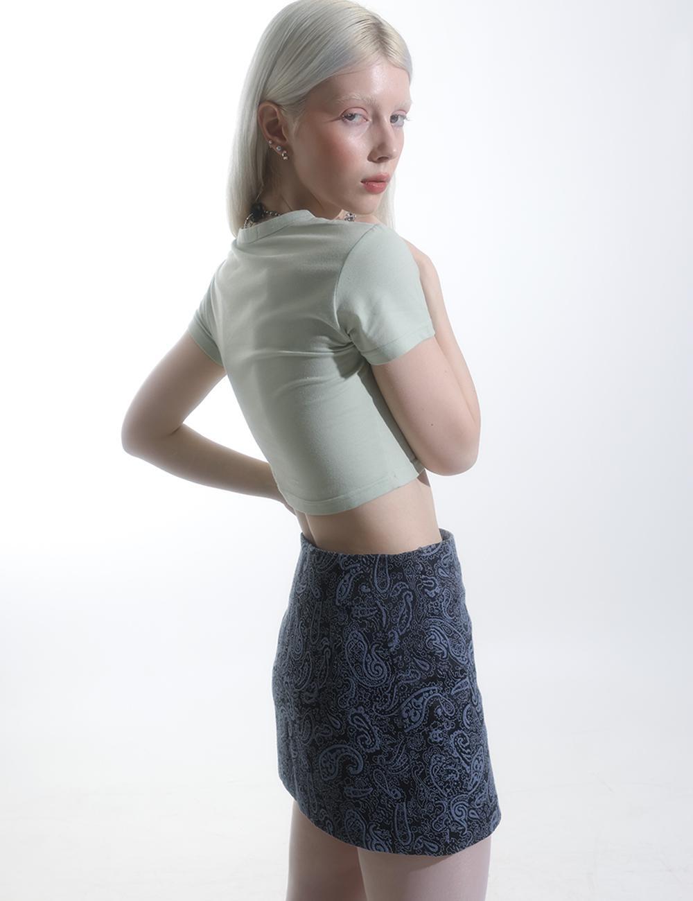 [TIMID FREAK] Paisley Skirt Blue - TIMID FREAK | 리켓