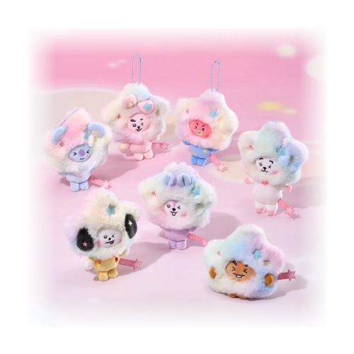 BT21 BEYOND THE JOURNEY ぬいぐるみキーホルダー - XIMERCE