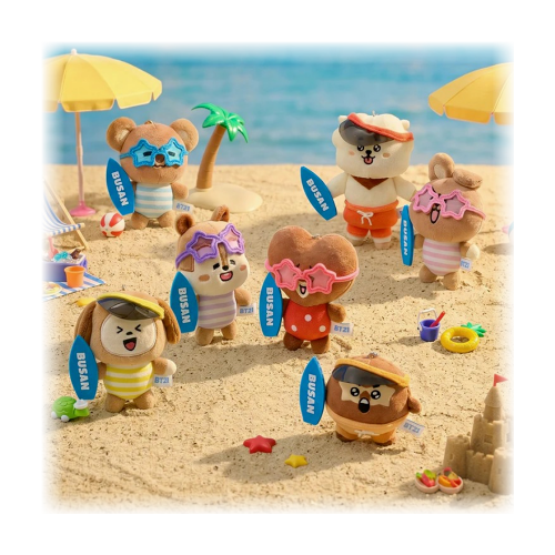 BT21 釜山バカンスぬいぐるみキーリング - XIMERCE