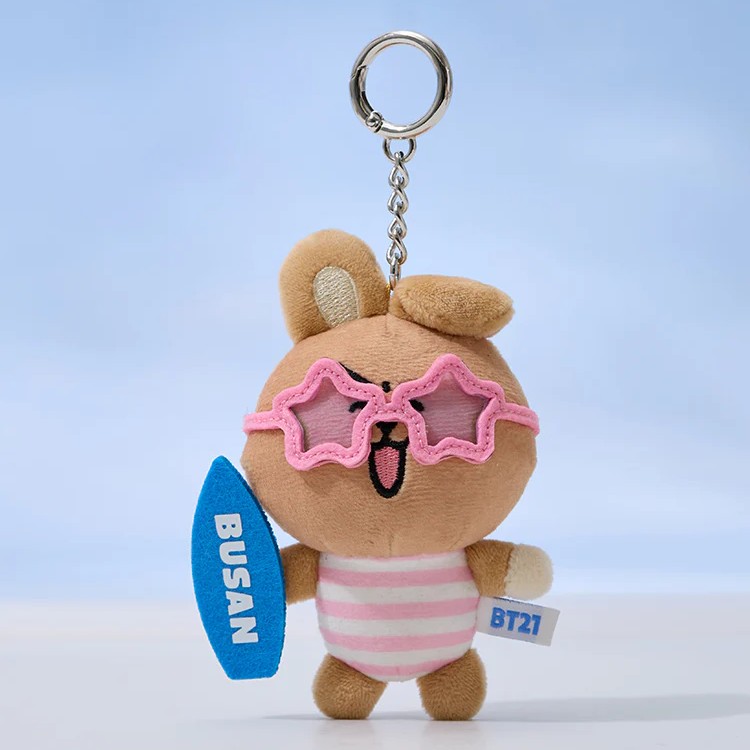 BT21 釜山バカンスぬいぐるみキーリング - XIMERCE
