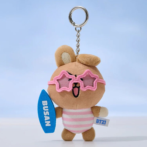 BT21 釜山バカンスぬいぐるみキーリング - XIMERCE