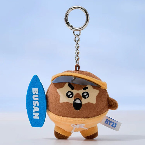 BT21 釜山バカンスぬいぐるみキーリング - XIMERCE