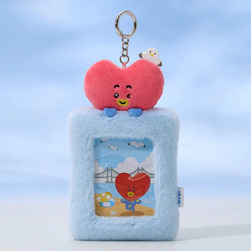 BT21 釜山ぬいぐるみフォトカードホルダーキーリング - XIMERCE