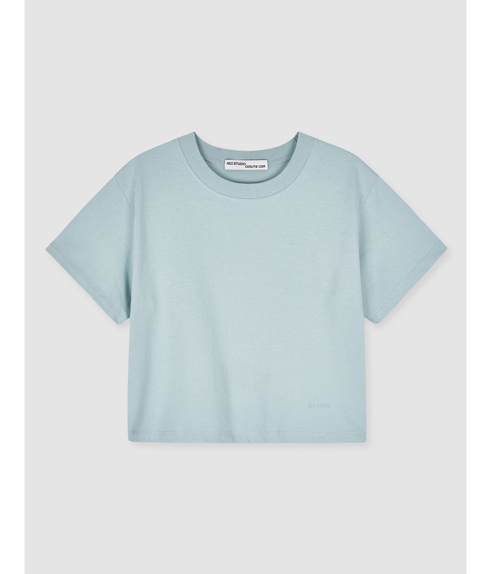 반팔 티셔츠 민트 색상 이미지-S18L1