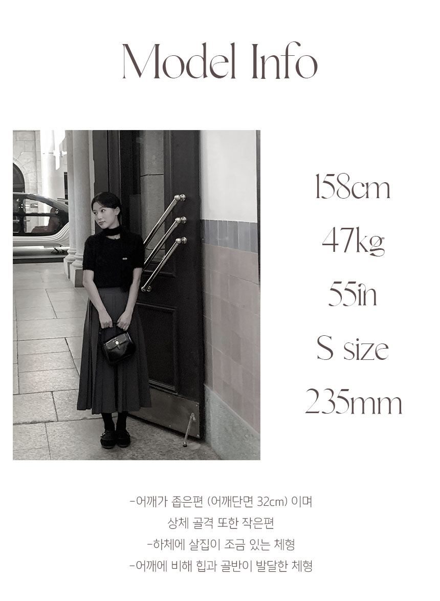 밍키 브러쉬 스퀘어넥 니트 3color 상세 이미지 38