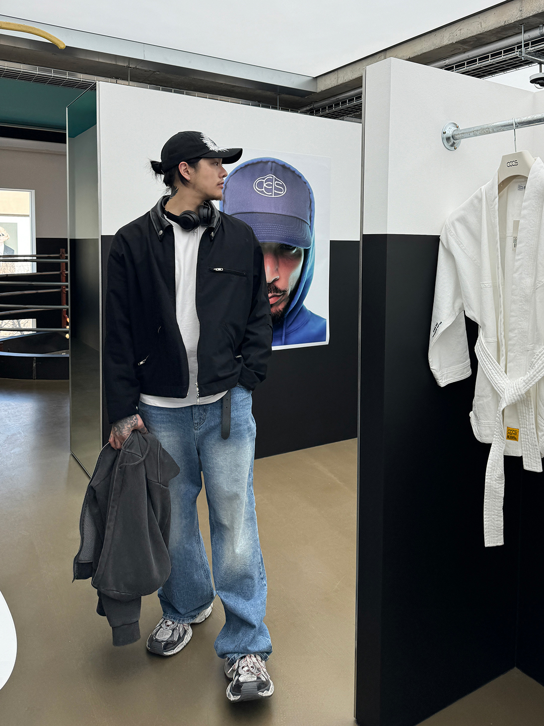 모자 모델 착용 이미지-S1L15