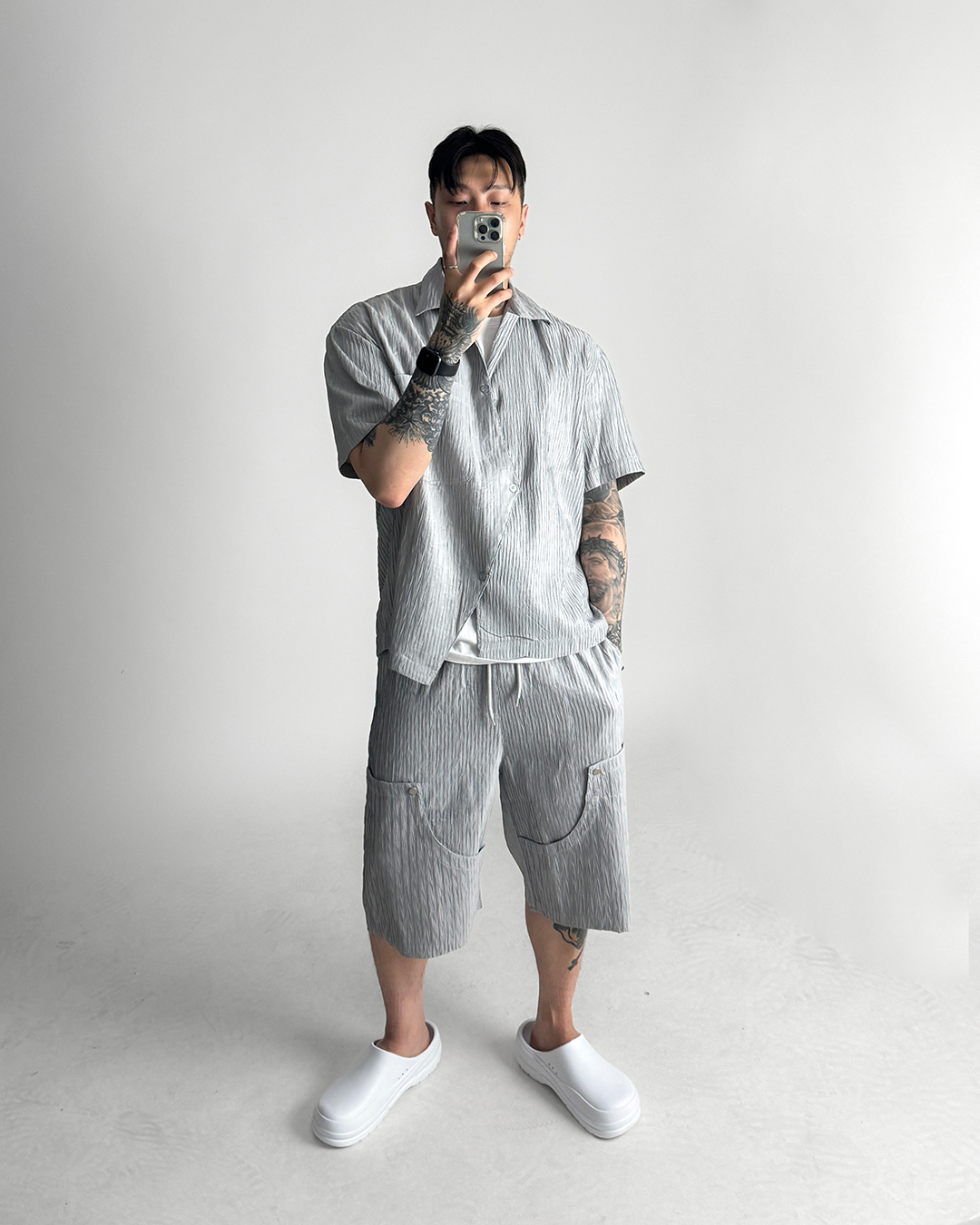 반바지 모델 착용 이미지-S1L33