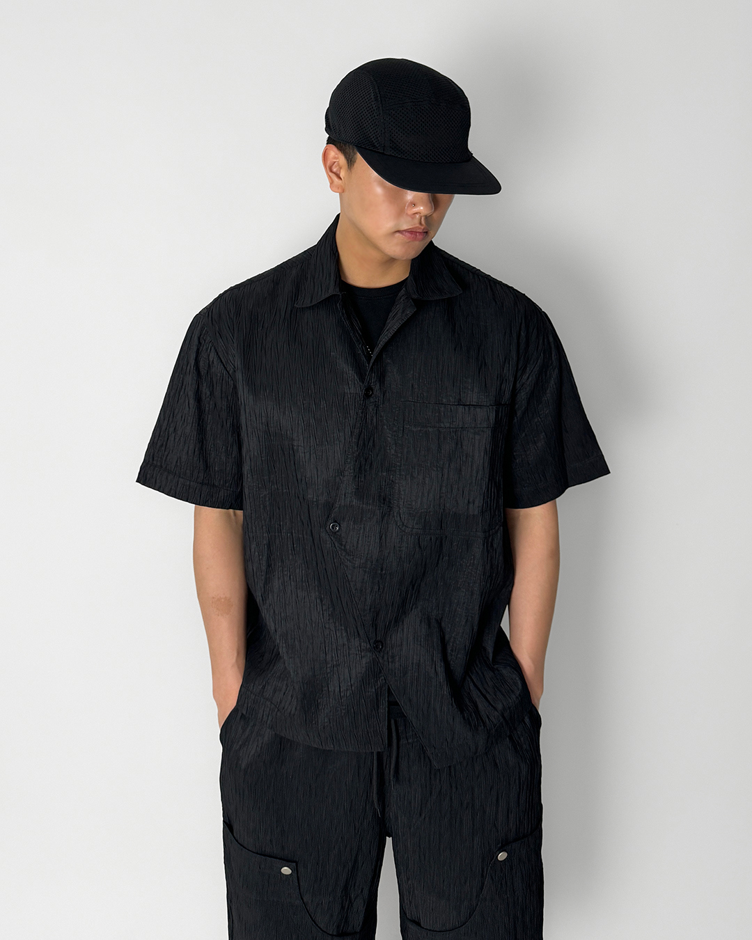 반팔 티셔츠 모델 착용 이미지-S1L17