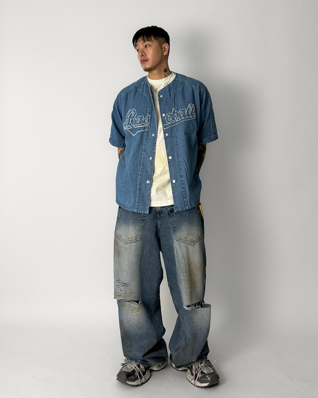 코트 모델 착용 이미지-S1L84