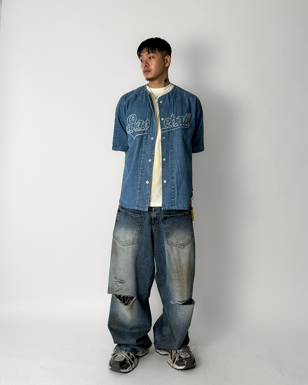 코트 모델 착용 이미지-S1L82