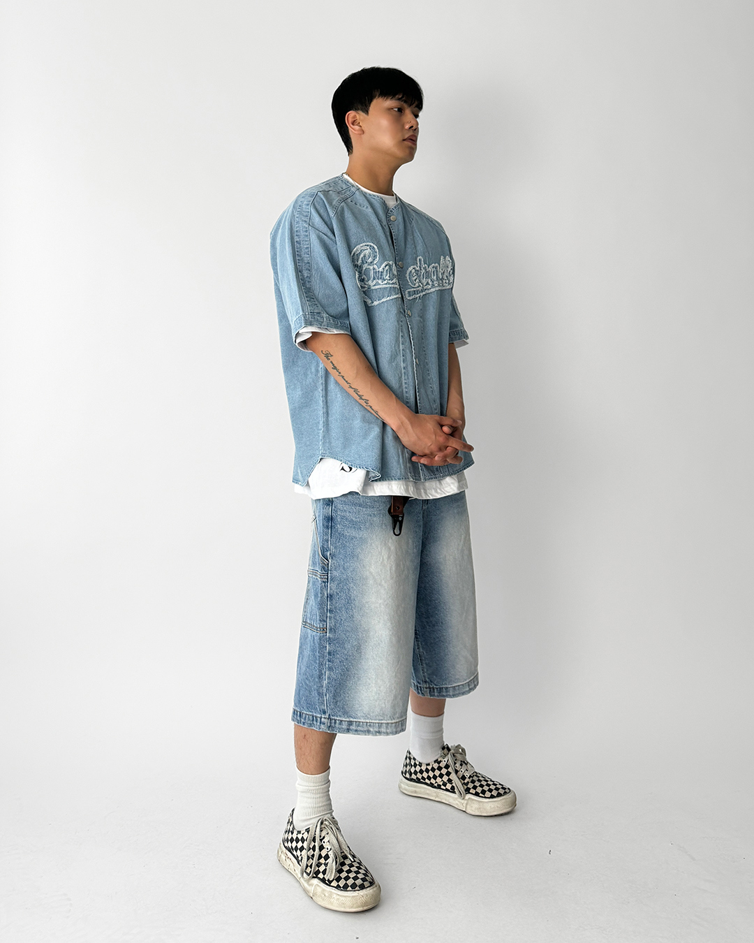 코트 모델 착용 이미지-S1L70