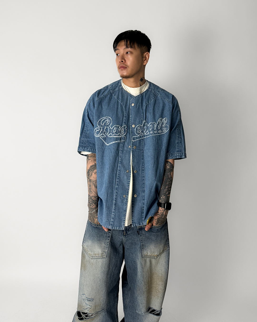 코트 모델 착용 이미지-S1L75